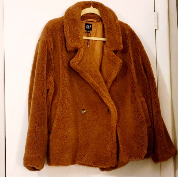 Gap sherpa coat NWT size XXL - Picture 7 of 14